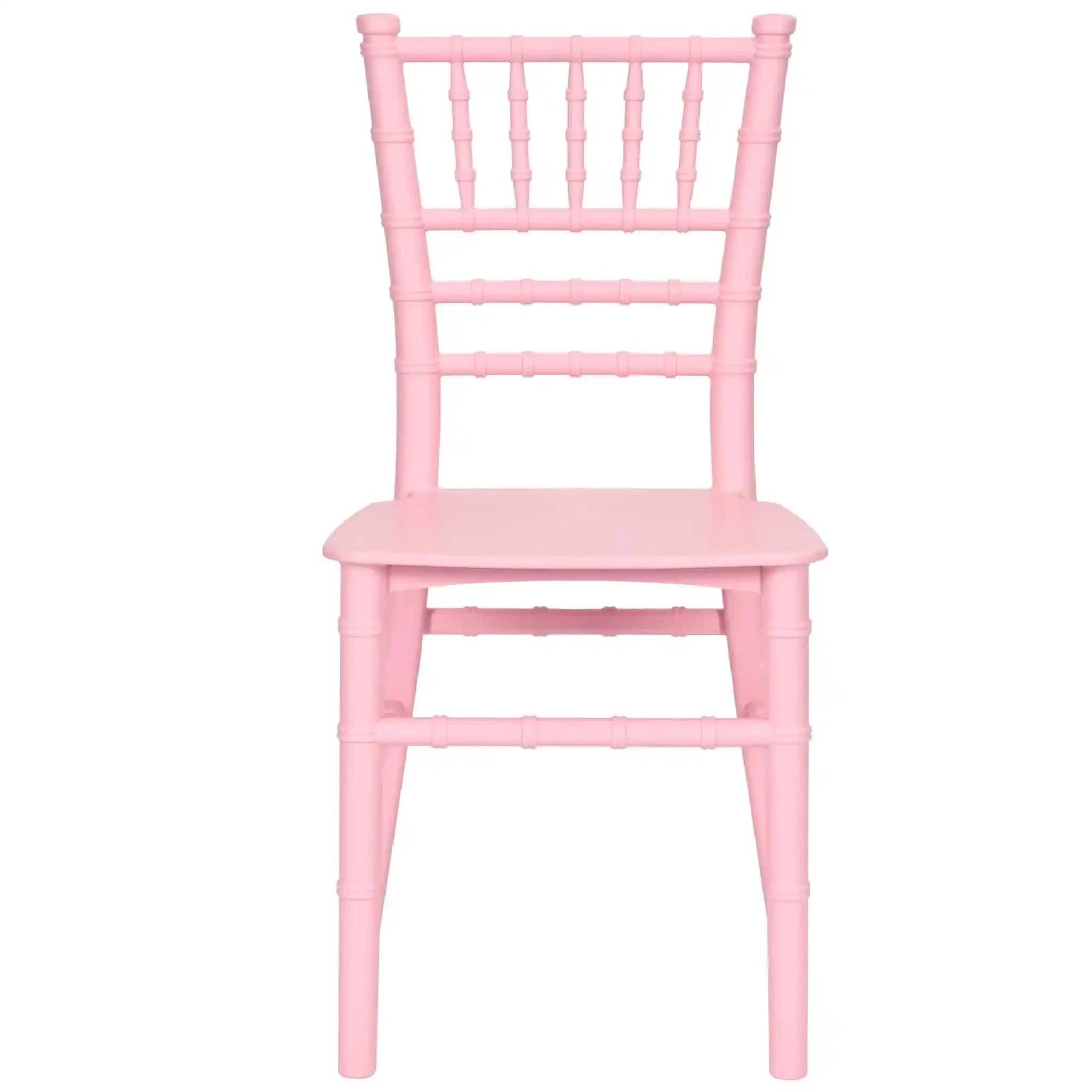 Chivari Kids Pink BasicResin™ Chiavari Chair CCRP-KID-CX-T