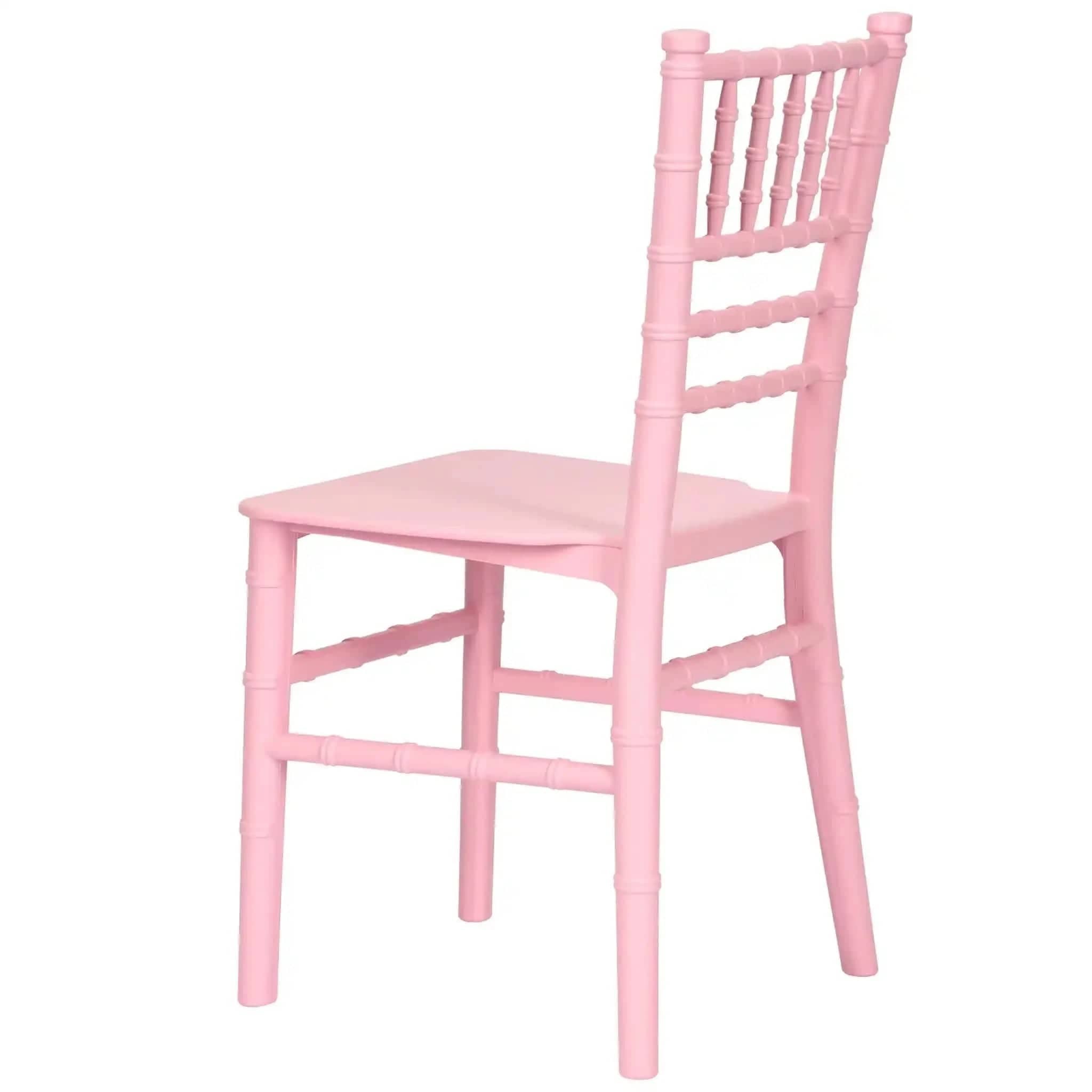 Chivari Kids Pink BasicResin™ Chiavari Chair CCRP-KID-CX-T