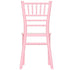 Chivari Kids Pink BasicResin™ Chiavari Chair CCRP-KID-CX-T