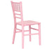Chivari Kids Pink BasicResin™ Chiavari Chair CCRP-KID-CX-T