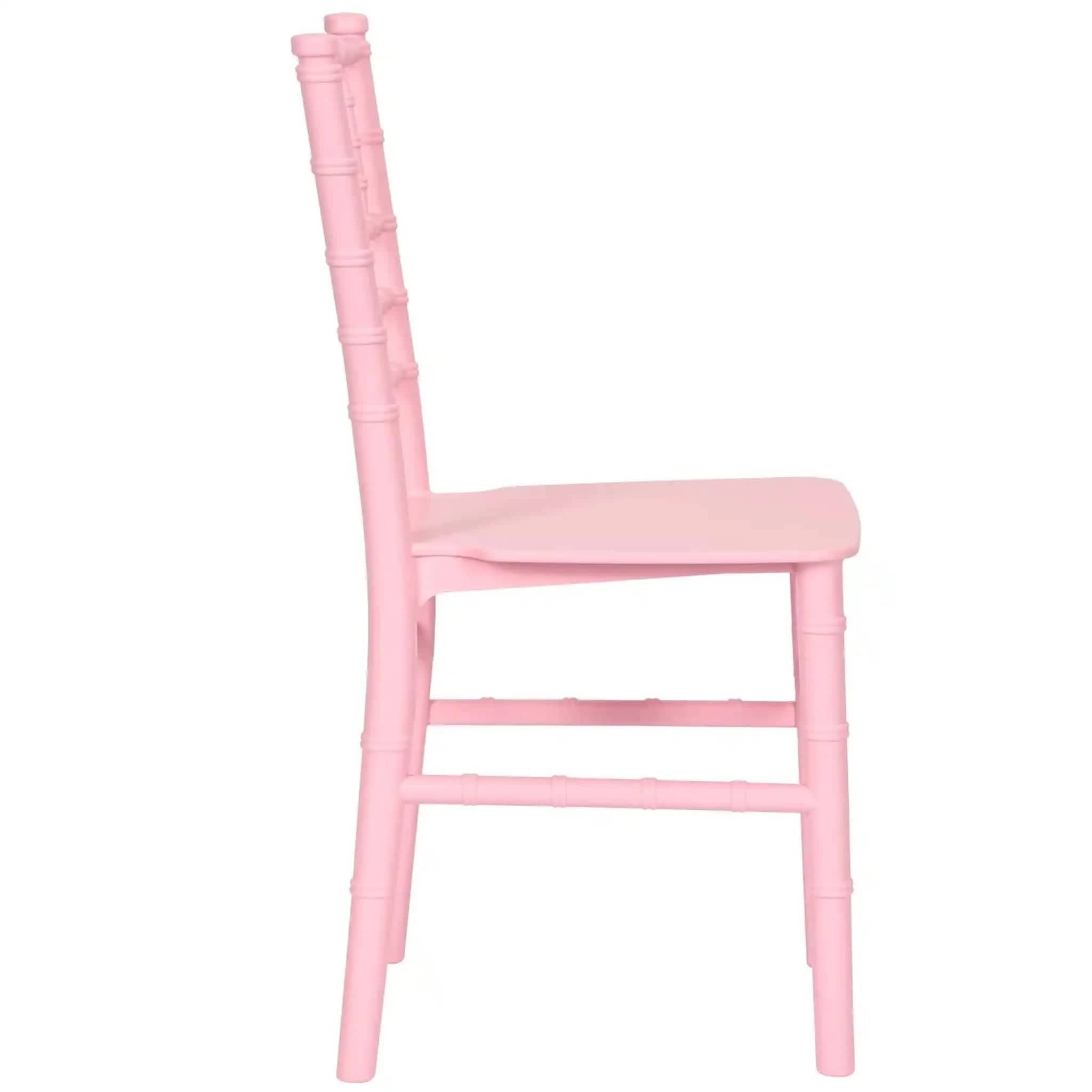 Chivari Kids Pink BasicResin™ Chiavari Chair CCRP-KID-CX-T