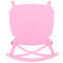 Chivari Kids Pink ToughResin™ Cross Back Chair CXRP-KID-ZG-T