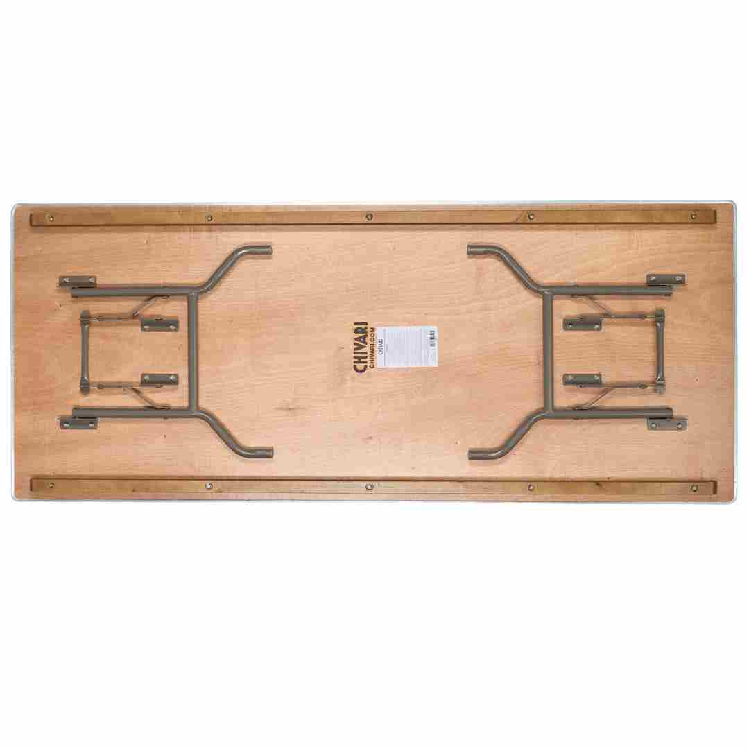 Chivari Kids 72" x 30" (6 Foot) Gray Rectangle Plywood Table TPLYRT7230MG-KID-AX-T