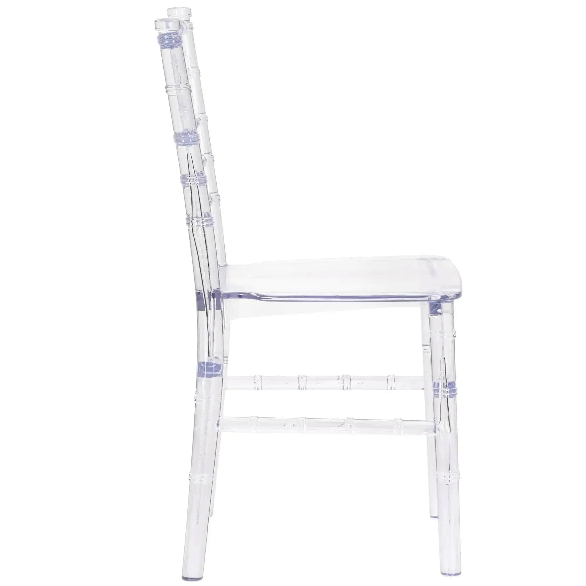 Chivari Kids Clear BasicResin™ Chiavari Chair CCRC-KID-CX-T