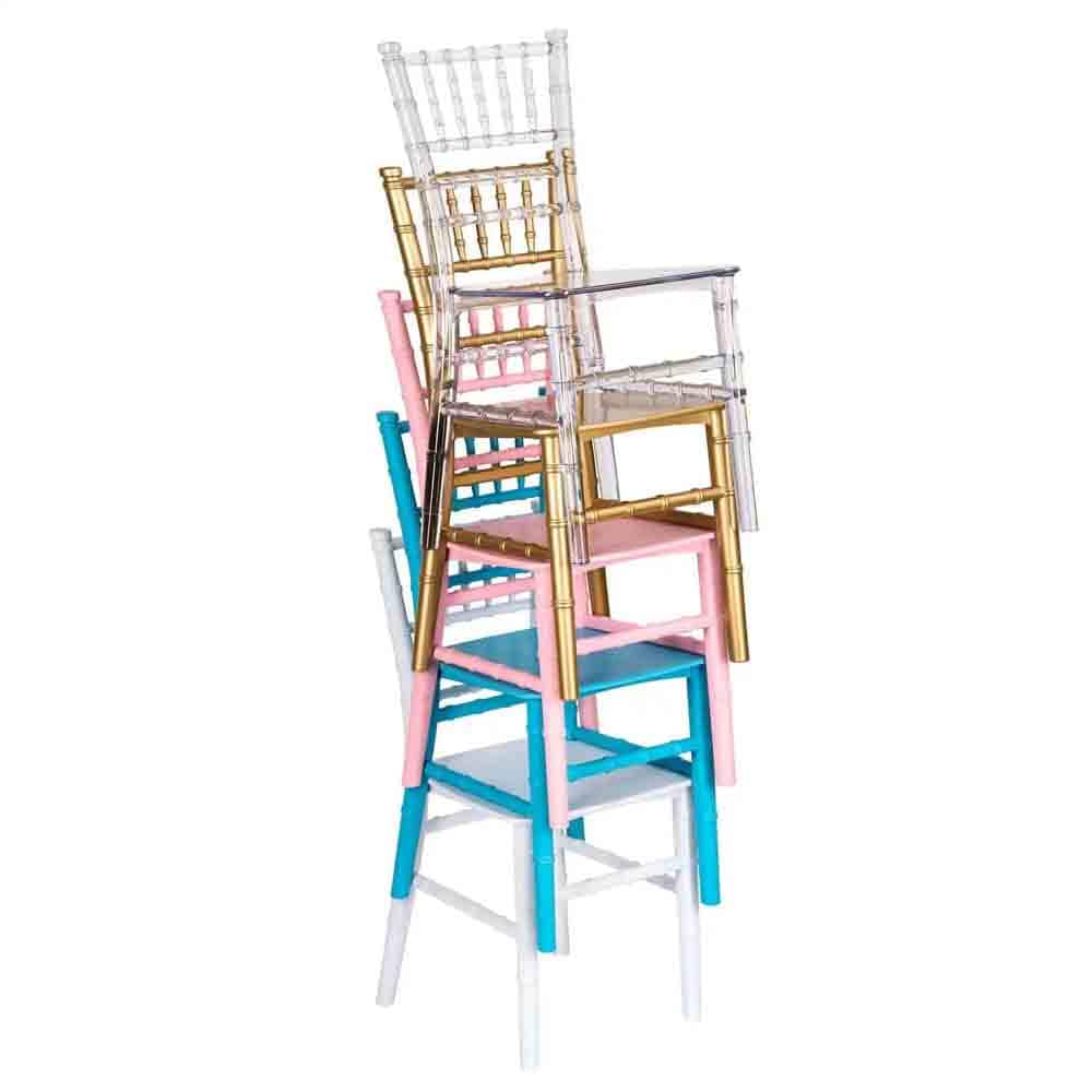 Chivari Kids Clear BasicResin™ Chiavari Chair CCRC-KID-CX-T