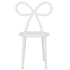 Chivari Kids White Resin Bow Chair with Round Seat CBORW-KID-ZG