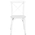 Chivari Kids White ToughResin™ Cross Back Chair CXRW-KID-ZG-T