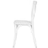 Chivari Kids White ToughResin™ Cross Back Chair CXRW-KID-ZG-T