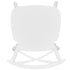 Chivari Kids White ToughResin™ Cross Back Chair CXRW-KID-ZG-T
