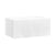 Chivari.com 48" x 24" x 29"H White Fitted Expo Table Cover Premium 180 GSM Polyester L-EXPOCVR4824x29H-WH-CB-SX