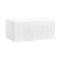Chivari.com 72" x 24" x 29"H White Fitted Expo Table Cover Premium 180 GSM Polyester L-EXPOCVR7224x29H-WH-CB-SX