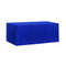 Chivari.com 72" x 24" x 41"H Royal Blue Fitted Expo Table Cover Premium 180 GSM Polyester L-EXPOCVR7224x41H-RBLU-CB-SX