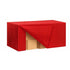 Chivari.com 96" x 24" x 29"H Red Fitted Expo Table Cover Premium 180 GSM Polyester L-EXPOCVR9624x29H-RD-CB-SX