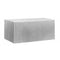 Chivari.com 96" x 24" x 41"H Silver Fitted Expo Table Cover Premium 180 GSM Polyester L-EXPOCVR9624x41H-SIL-CB-SX