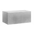 Chivari.com 96" x 24" x 41"H Silver Fitted Expo Table Cover Premium 180 GSM Polyester L-EXPOCVR9624x41H-SIL-CB-SX