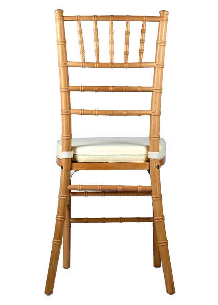 Chivari Dark Natural ToughWood™ Chiavari Chair CCWND-ZG-T