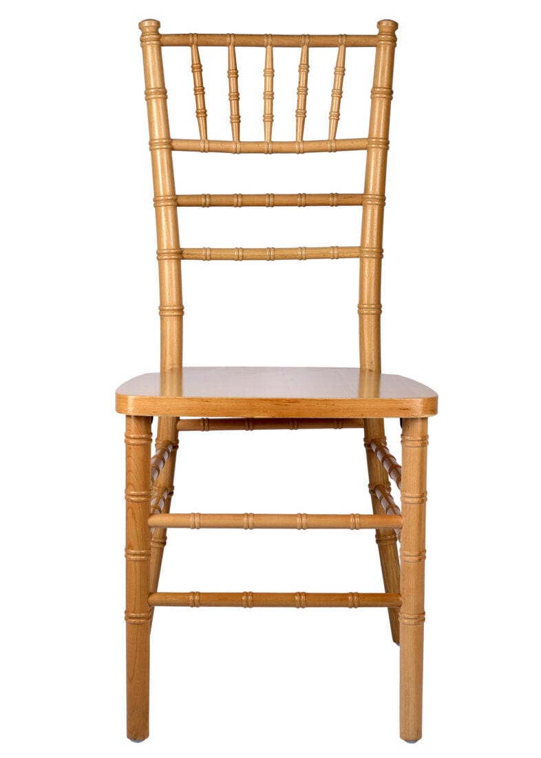 Chivari Dark Natural ToughWood™ Chiavari Chair CCWND-ZG-T