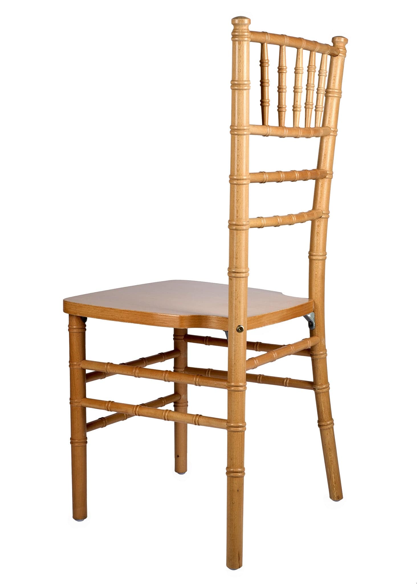 Chivari Dark Natural ToughWood™ Chiavari Chair CCWND-ZG-T