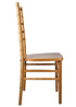 Chivari Dark Natural ToughWood™ Chiavari Chair CCWND-ZG-T