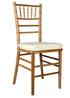 Chivari 40 Chair Pack Dark Natural ToughWood™ Chiavari Chair CCWND-ZG-T-40