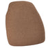 Chivari Light Brown 1.75" Thick Fabric Panel Back Chiavari Chair Cushion and SlipNot™ Technology CUSHPANFAB-LBN-A