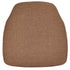 Chivari Light Brown Chiavari Chair Comfort Upgrade Kit with SlipNot™ Technology CUSHCBK-PNB-LBN-A