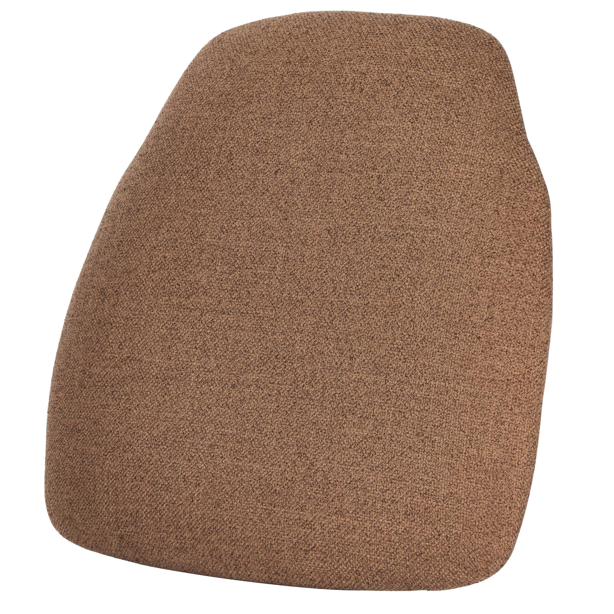 Chivari Light Brown 1.75" Thick Fabric Panel Back Chiavari Chair Cushion and SlipNot™ Technology CUSHPANFAB-LBN-A