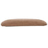 Chivari Light Brown 1.75" Thick Fabric Panel Back Chiavari Chair Cushion and SlipNot™ Technology CUSHPANFAB-LBN-A