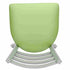 Chivari Ladder Back Restaurant Chair with Silver Frame and Light Green Vinyl Seat CLMSVLGR-ZF-KT