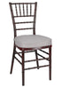 Chivari Mahogany WoodGrain™ Resin Steel Skeleton™ Chiavari Chair CCRMB-STEEL-AX-T