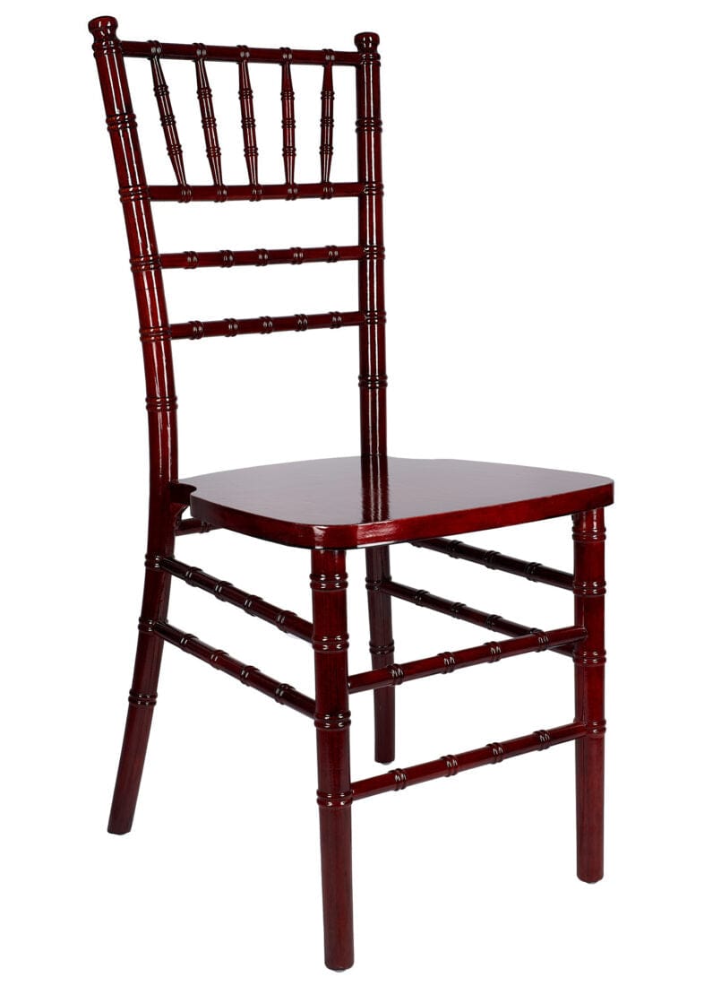 Chivari 40 Chair Pack Mahogany Red Wine ToughWood™ Chiavari Chair CCWM-ZG-T-40
