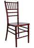 Chivari 40 Chair Pack Mahogany Red Wine ToughWood™ Chiavari Chair CCWM-ZG-T-40