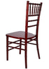Chivari 40 Chair Pack Mahogany Red Wine ToughWood™ Chiavari Chair CCWM-ZG-T-40