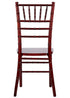 Chivari 40 Chair Pack Mahogany Red Wine ToughWood™ Chiavari Chair CCWM-ZG-T-40