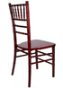 Chivari 40 Chair Pack Mahogany Red Wine ToughWood™ Chiavari Chair CCWM-ZG-T-40