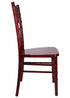 Chivari 40 Chair Pack Mahogany Red Wine ToughWood™ Chiavari Chair CCWM-ZG-T-40