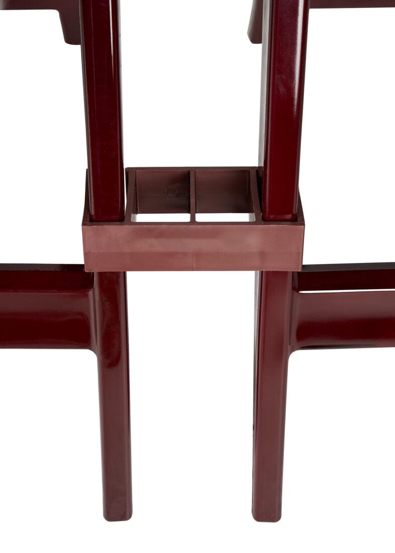 Chivari 50 Pack Mahogany Ganging Clip to connect Resin Folding Chairs PARTS-FOLD-RESIN-CLIP-MH50