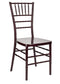 Chivari Mahogany Resin Steel Skeleton™ Chiavari Chair CCRM-STEEL-AX-T