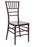 Chivari Mahogany Resin Steel Skeleton™ Chiavari Chair CCRM-STEEL-AX-T
