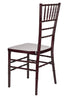 Chivari Mahogany Resin Steel Skeleton™ Chiavari Chair CCRM-STEEL-AX-T