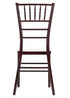 Chivari Mahogany Resin Steel Skeleton™ Chiavari Chair CCRM-STEEL-AX-T