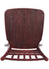 Chivari Mahogany WoodGrain™ Resin Steel Skeleton™ Chiavari Barstool BCRMB-ST-AX-T