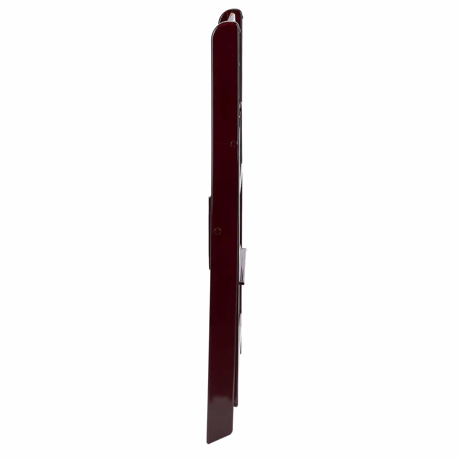 Chivari Mahogany Resin Folding Chair with Black Cushion CFRM-AX-T