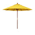 California Umbrellas Lemon 9' Hardwood Patio Umbrella, Olefin Canopy CAL-MARE908-F25