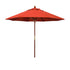 California Umbrellas Sunset 9' Hardwood Patio Umbrella, Olefin Canopy CAL-MARE908-F27