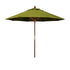 California Umbrellas Kiwi 9' Hardwood Patio Umbrella, Olefin Canopy CAL-MARE908-F55