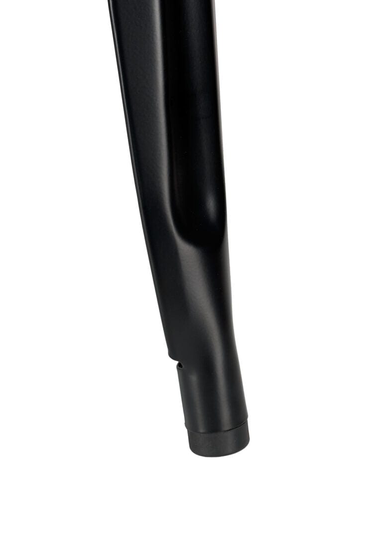 Chivari Black Semi-Gloss Tolix Style Metal Stool BTMBM-AX-T