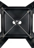 Chivari Black Semi-Gloss Tolix Style Metal Stool BTMBM-AX-T