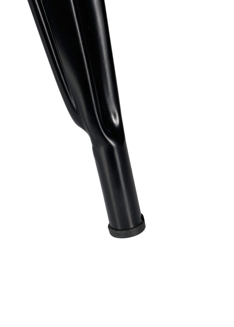 Chivari Black Semi-Gloss Tolix Style Metal Chair CTMBM-AX-T