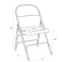 Chivari Beige Metal Folding Chair CFMBE-CX-T
